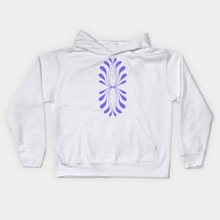 lilac line art Kids Hoodie